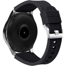 INF Bracelet De Montre En Silicone Pour Samsung Galaxy Watch 46 Mm, Noir S