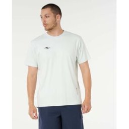 Rip Curl T-shirt Manches Courtes Vaporcool Mick Fanning Diamond Brume verte XS Male