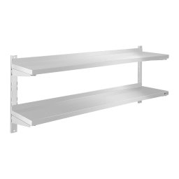 Étagère murale - 2 plateaux - 140 cm