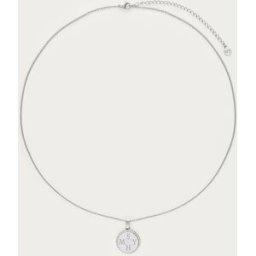 Chaîne longue médaillon à strass Atelier My Jewellery Argenté/Doré L femme