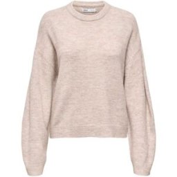 ONLY ONLY Long Sleeve Round Neck Knitted Jumper crème FR 38 (EU 36)