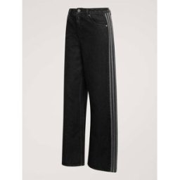 adidas originals adidas Originals Denim Firebird Loose Track Pant Trousers Noir W28 L32