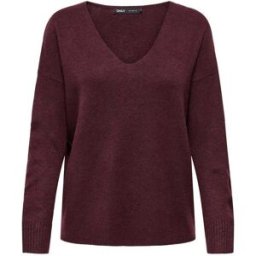 ONLY ONLY Cosy V-Neck Knit Jumper violet FR 40 (EU 38)
