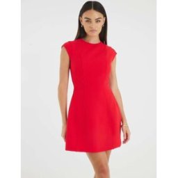 riverisland River Island Red Contoured Sleeveless Mini Dress rouge FR 44 (EU 42)