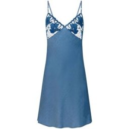 chantelle Chantelle Blue Fleurs Signature Embroidered Chemise bleu M (FR 42-44)