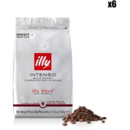 Illy - 6 Paquets de 500g de café grains intense OS