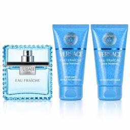 Coffret Eau Fraîche pour Homme - Eau de Toilette 50 ml + Gel Douche 50 ml + Baume Après-Rasage 50 ml
