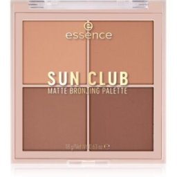 essence Sun Club palette de bronzage effet mat Better Than Vacation Tan 18 g