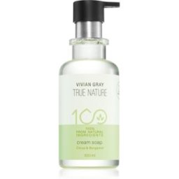 Vivian Gray True Nature Citrus & Bergamot savon crème à effet rafraîchissant 300 ml