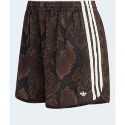 adidas originals adidas Originals Satin Snake Print Shorts Brun FR 42 - 42 (EU 40-42)