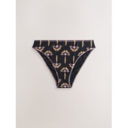 Never Fully Dressed Never Fully Dressed culotte de bikini échancrée Noir FR 40 (EU 38)