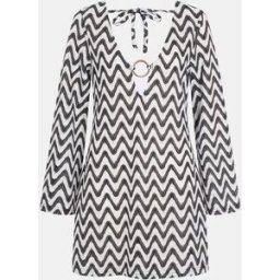 Accessorize Accessorize Mono Crochet Mini Kaftan Noir M (FR 42-44)