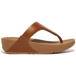 FitFlop FitFlop Lulu Leather Toe Post Sandals Brun EU 38 (UK 5)