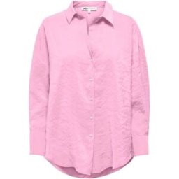 ONLY ONLY Loose Fit Button Through Shirt Rose FR 42-44 (EU 40-42)