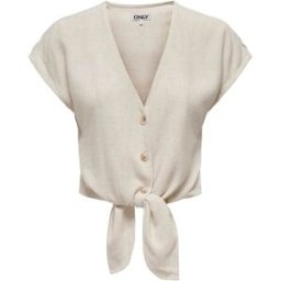 ONLY ONLY Tie Front Blouse crème FR 46 (EU 44)