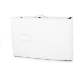 Yoghi - Table de massage pliante en 2 zones TDM102 blanc - 215×80.5×(62-84.5) cm OS