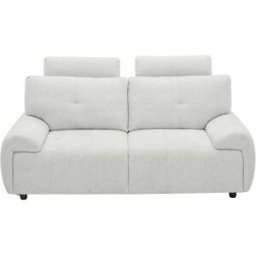 Canape droit relax manuel beige 2 places ELIOR