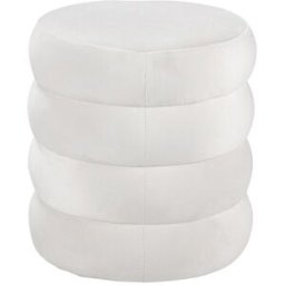 Lomoco Pouf en velours BIBOU