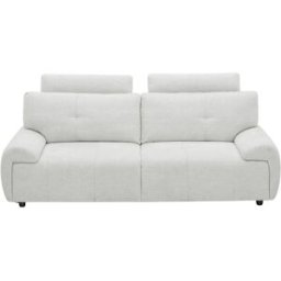 Canape droit relax manuel beige 3 places ELIOR