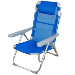 Aktive Chaise De Plage Haute En Textile 62x60x90 Cm Reconditionné