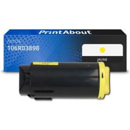 PrintAbout Toner compatible Xerox 106R03898 - Jaune - Très grande capacité Jaune