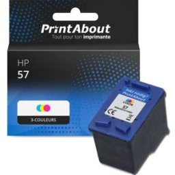PrintAbout Cartouche compatible HP 57 (C6657AE) - 3-couleurs 3-couleurs