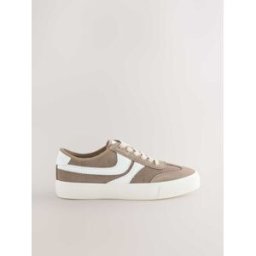 Next Baskets à lacets en daim Forever Comfort avec rayure latérale style patineur Brun EU 37.5 (UK 4.5)