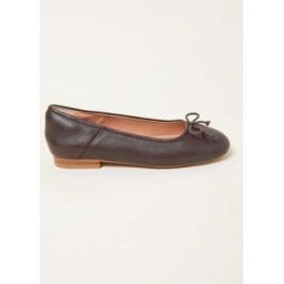 fatface FatFace Chocolate Brown Leather Ballerina Pump Brun EU 38 (UK 5)