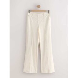 next Pantalon bootcut en velours côtelé de qualité supérieure N. crème FR 52 Regular (EU 50 R)