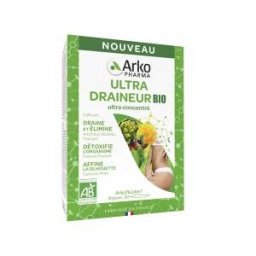 Arkopharma Arkofluides Ultra Draineur 30 Ampoules Bio - Boîte 30 ampoules de 10 ml