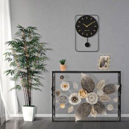 Mauro Ferretti - Console en métal avec plateau en verre Glam multicolore - 111.8x41.9x80 cm OS