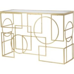 Mauro Ferretti - Console Marie doré/noir - 81x120x41 cm OS