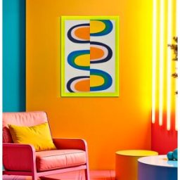 Mauro Ferretti - Impression sur toile Pop Art avec cadre - 50x3,3x70 cm OS