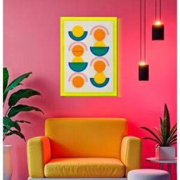 Mauro Ferretti - Impression sur toile Pop Art avec cadre - 50x3,3x70 cm OS