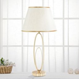 Mauro Ferretti - Lampe de table glam doré/crème - 58x30x30 cm OS