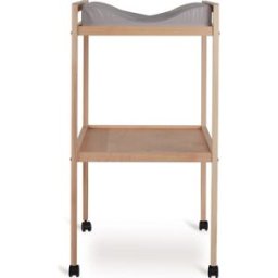 Quax Table à langer avec roulettes Mori Naturel