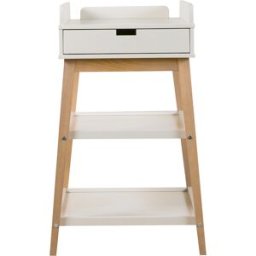 Quax Table à langer Hip avec tiroir Argile-Naturel
