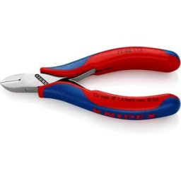 Knipex Pinces Coupantes Diagonales Pour L´électronique 1.2 Mm 115 Mm Red / Blue One Size