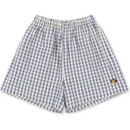 Konges Sløjd Short Kim Carreaux Coton Bio Bleu 2 ans