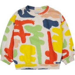 Bobo Choses Sweat Coton Bio Carnival Ecru 6/7 ans