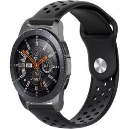 INF Bracelet pour Samsung Gear S3 / Galaxy Watch 46 mm 22 mm - Noir