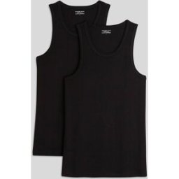 MONOPRIX Lot de 2 débardeurs en coton BIO GOTS XL