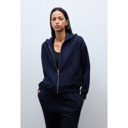 SPORT Sweat zippé à capuche en molleton de coton BIO GOTS S