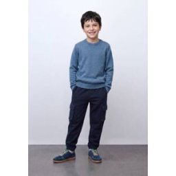 MONOPRIX Jogging cargo en molleton uni en coton BIO GOTS 5 ans