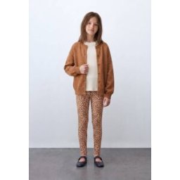 MONOPRIX Legging chaud imprimé contenant du coton BIO GOTS 5 ans