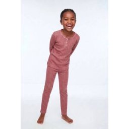 MONOPRIX Pyjama manches longues pointelle en coton BIO GOTS 14 ans