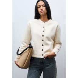 MONOPRIX Cardigan boutonné contenant du coton BIO XS
