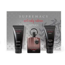 Afnan Supremacy Not Only Intense Extrait de Parfum 100 ml + Baume après-rasage 150 ml + Gel douche 1