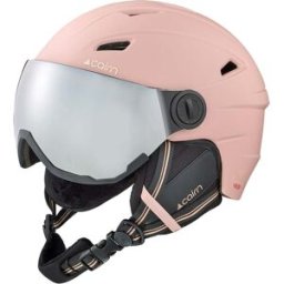 Cairn - Casque de ski/snowboard à visière - Electron Visor Mat Dust Pink - Taille 59-60 cm - Rose