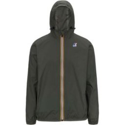 K-Way - Veste coupe-vent imperméable et respirante compactable - Le Vrai 4.0 Claude Green Blackish - Taille L - Vert